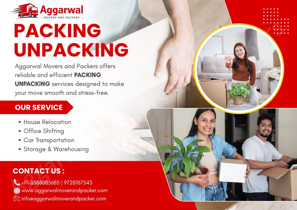 Aggarwal Movers and Packers PACKING UNPACKING